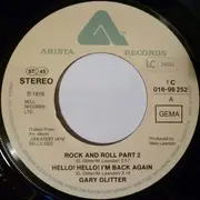 7inch Vinyl Single - Gary Glitter - Rock And Roll Part 2 / Hello! Hello! I'm Back Again / Do You Wanna Touch Me? (Oh Yeah!) / I'm The Leader Of The Gang (I' Am)