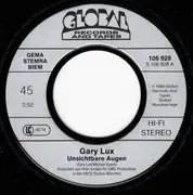 7inch Vinyl Single - Gary Lux - Unsichtbare Augen