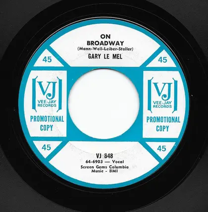 Gary LeMel - On Broadway / Theme From Mondo Pazzo