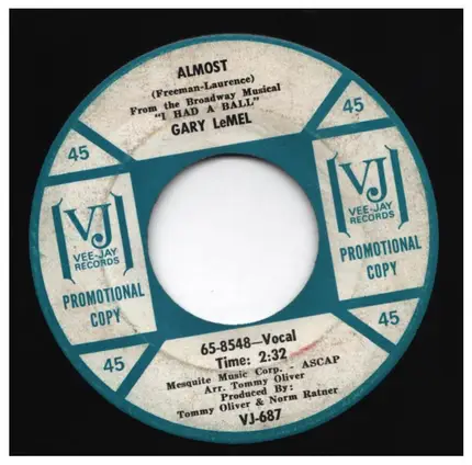 Gary LeMel - Almost / You've Got That Magic Touch