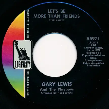 Gary Lewis & The Playboys - Girls In Love
