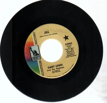 Gary Lewis & The Playboys - Jill / New In Town