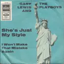 7inch Vinyl Single - Gary Lewis & The Playboys - She's Just My Style