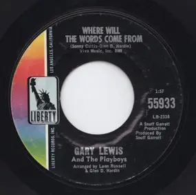 Gary Lewis & the Playboys - Where Will The Words Come From / May The Best Man Win