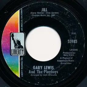 Gary Lewis & the Playboys - Jill / New In Town