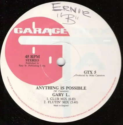 Gary Little - Anything Is Possible