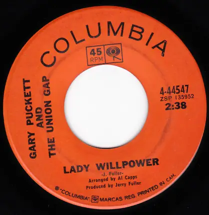 Gary Puckett & The Union Gap - Lady Willpower