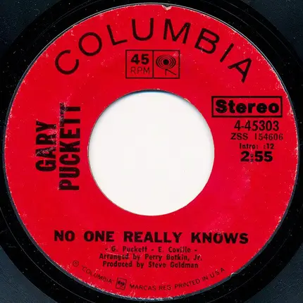 Gary Puckett - Keep The Customer Satisfied / No One Really Knows