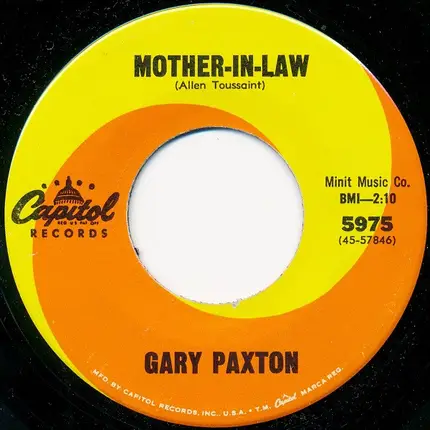 Gary Paxton - Mother-In-Law