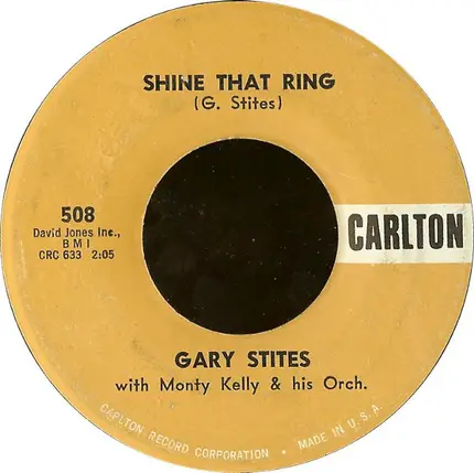 Gary Stites - Lonely For You / Shine That Ring