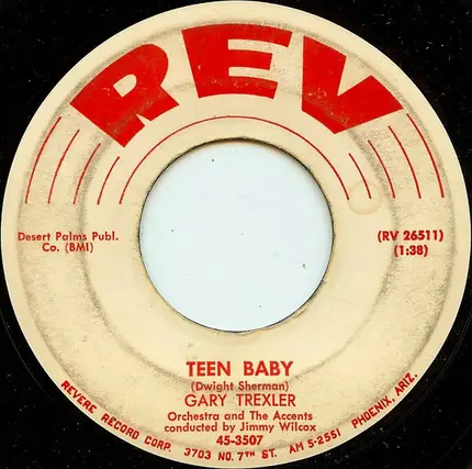 Gary Trexler - Cloud Full Of Tears / Teen Baby