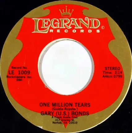 Gary U.S. Bonds - School Is Out / One Million Tears