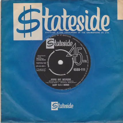 Gary U.S. Bonds - Seven Day Weekend