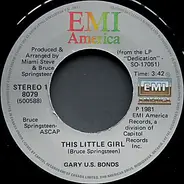 Gary U.S. Bonds - This Little Girl