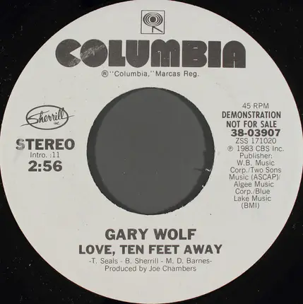 Gary Wolf - Love, Ten Feet Away