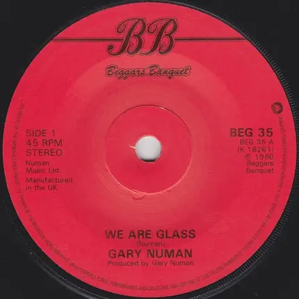 Gary Numan - We Are Glass