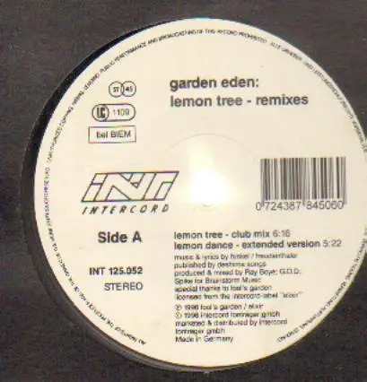 Garden Eden - Lemon Tree