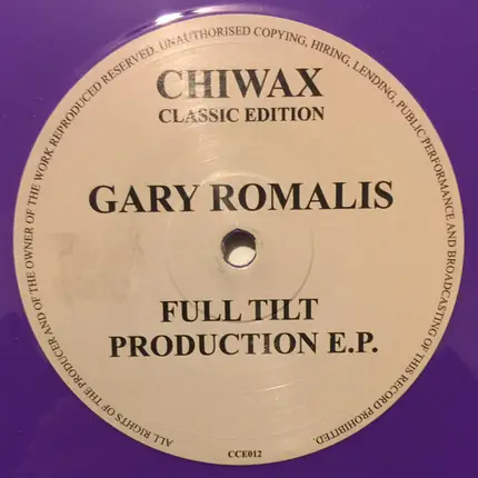 Gari Romalis - Fult Tilt Production E.P.
