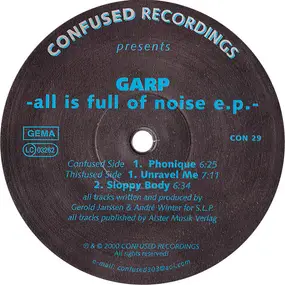 Garp - All is full of noise ep