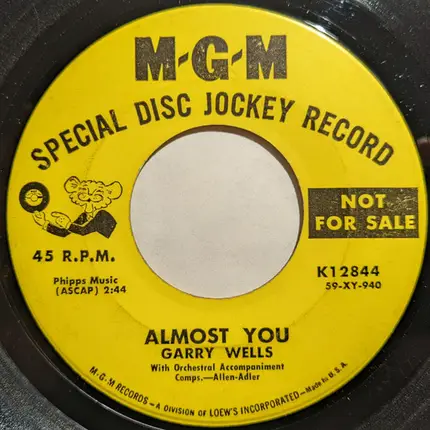 Garry Wells - Almost You