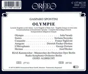 Double CD - Spontini - Olympie
