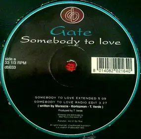 Gate - Somebody To Love