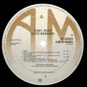 LP - Gato Barbieri - Ruby, Ruby