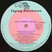 LP - Gato Barbieri - Bolivia - Insert