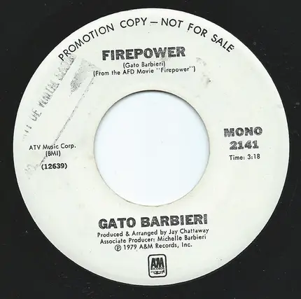 Gato Barbieri - Firepower