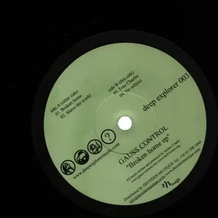 Gauss Control - Broken Home EP