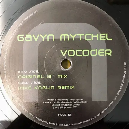 Gavyn Mytchel - VOCODER