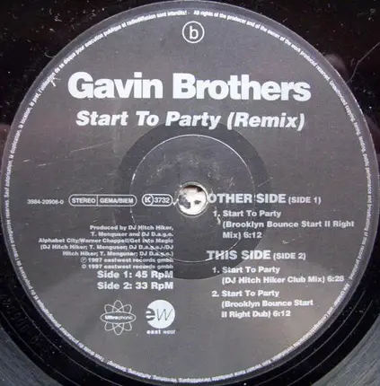 Gavin Brothers - Start To Party