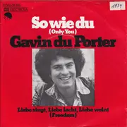 7inch Vinyl Single - Gavin Du Porter - So Wie Du (Only You)