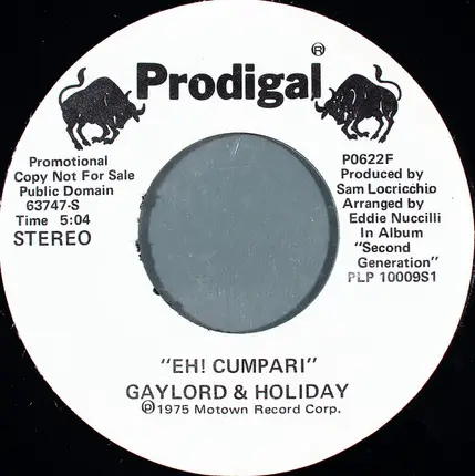 Gaylord & Holiday - Eh! Cumpari