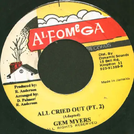 Gem Myers - All Cried Out
