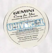 12'' - Gemini Featuring MC Magic - Crazy For You