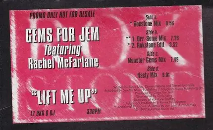 Gems For Jem Featuring Rachel McFarlane - Lift Me Up