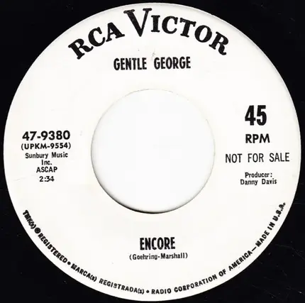 Gentle George - Toll The Bell For Henry Hollaway! / Encore