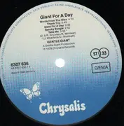 LP - Gentle Giant - Giant For A Day