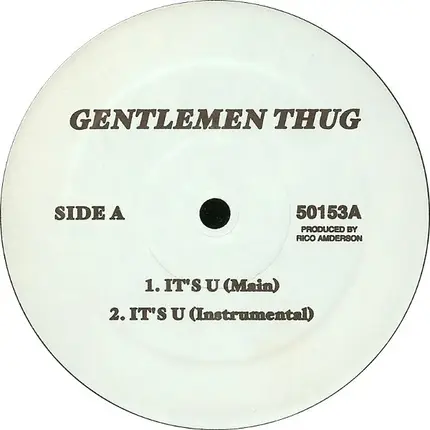 Gentlemen Thug - It's U / Set It Out