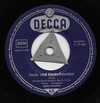 Gendarmeriemusik des L.G.K. Wien - Kaiserjäger-Marsch