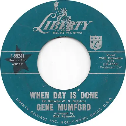Gene Mumford - When Day Is Done
