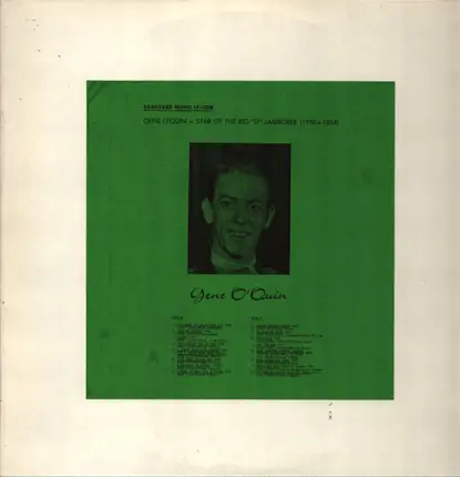 Gene O'Quin - Star Of The Big 'D' Jamboree (1950-1954)