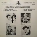 LP - Gene Autry & The Cass County Boys - Country & Western Memories Vol. 2
