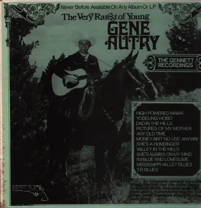 Gene Autry - The Very Rarest Of Young Gene Autry - The Gennett Recordings
