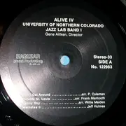 LP - Gene Aitken Directs UNC Jazz Lab Band I - Alive IV