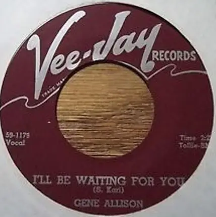 Gene Allison - Let There Be Women / I'll Be Waiting For You