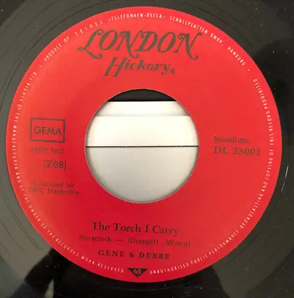 Gene And Debbe - Go With Me / The Torch I Carry