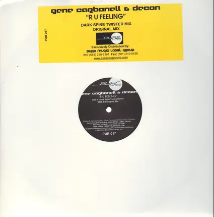 Gene Carbonell & Decon - R U Feeling