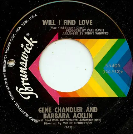 Gene Chandler & Barbara Acklin - Little Green Apples / Will I Find Love